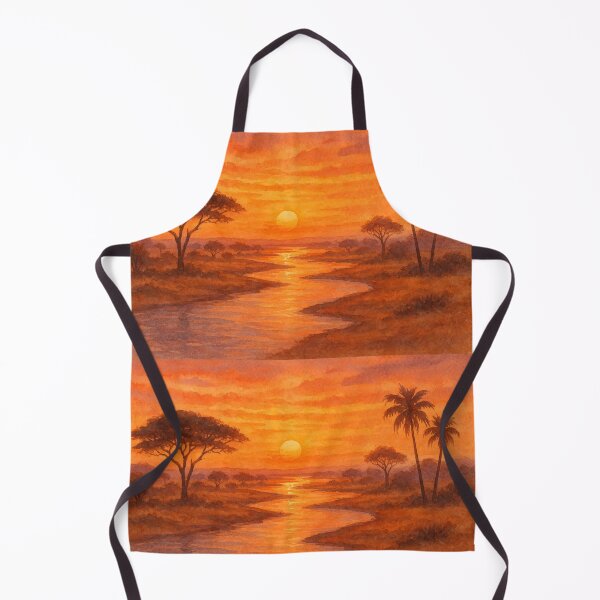 Item preview, Zambezi River - sunset view designed and sold by DamioPolArt.