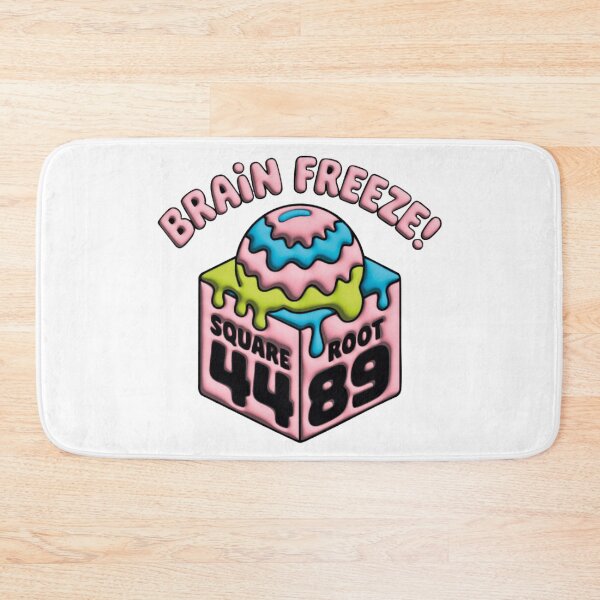 Item preview, BRAIN FREEZE! Ice Cream Drip Square Root 4489  designed and sold by Marcite.