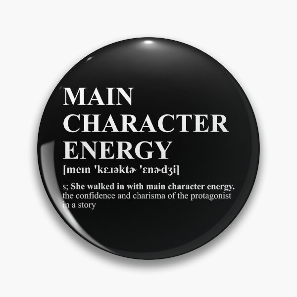 Item preview, Main Character Energy Vibe Check Confidence designed and sold by SPAZE-Typo.