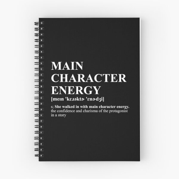 Item preview, Main Character Energy Vibe Check Confidence designed and sold by SPAZE-Typo.