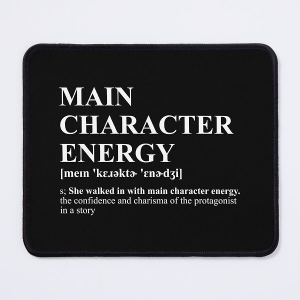 Item preview, Main Character Energy Vibe Check Confidence designed and sold by SPAZE-Typo.