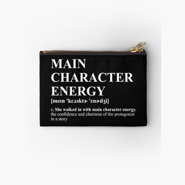 Item preview, Main Character Energy Vibe Check Confidence designed and sold by SPAZE-Typo.