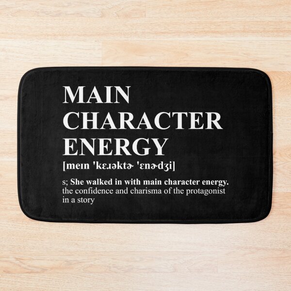 Item preview, Main Character Energy Vibe Check Confidence designed and sold by SPAZE-Typo.