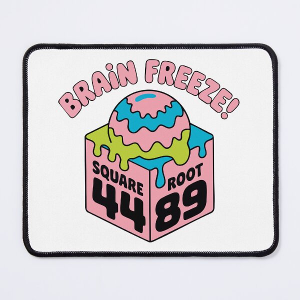 Item preview, BRAIN FREEZE! Ice Cream Drip Square Root 4489 designed and sold by Marcite.