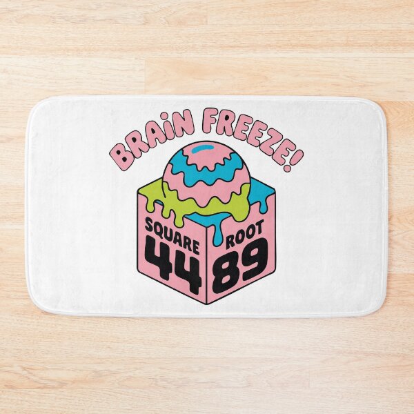 Item preview, BRAIN FREEZE! Ice Cream Drip Square Root 4489  designed and sold by Marcite.