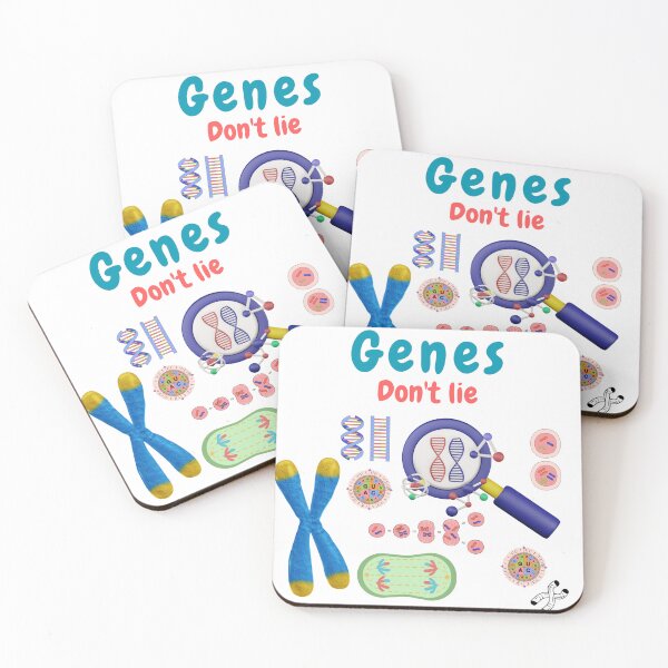 Item preview, Genes Don’t Lie T-Shirt | Fun Science Biology Tee with Chromosome Cell Mitosis Icons for Students & Science Lovers designed and sold by YasirHamidDesigns .