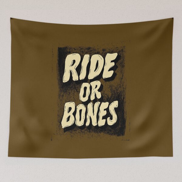 Item preview, RIDE OR BONES – Skeleton on Fixed Gear Bike | Urban Punk Cycling Art designed and sold by Absyntart.