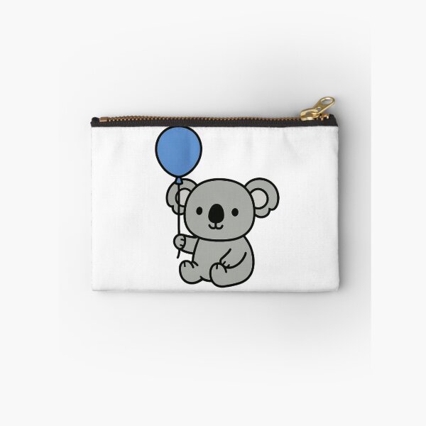 Item preview, Koala relajado con globo azul: adorable animal de dibujos animados designed and sold by Confuzz1ed.