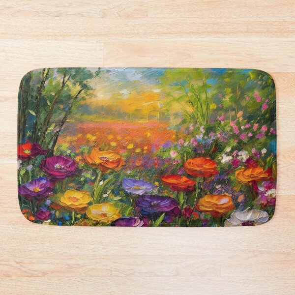 Item preview, Gorgeous impressionist flowers in a field designed and sold by Photopat.