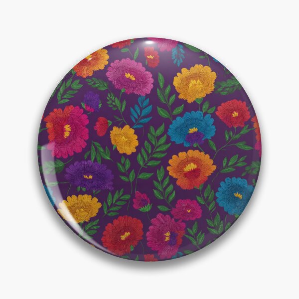 Item preview, Trendy Blooming Floral Embroidered Pattern For Fall Celebration designed and sold by RoyalStarsPatts.