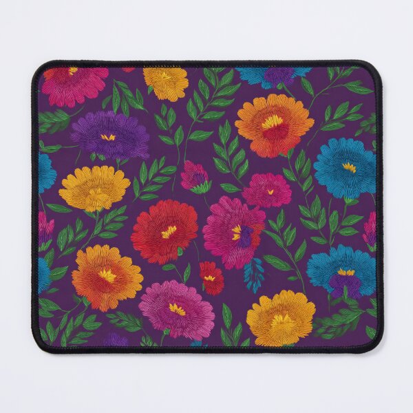 Item preview, Trendy Blooming Floral Embroidered Pattern For Fall Celebration designed and sold by RoyalStarsPatts.