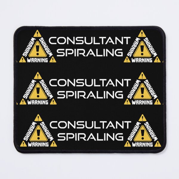Item preview, SF LIVE || Consultant Spiraling (white) designed and sold by CloudyAppleArt.