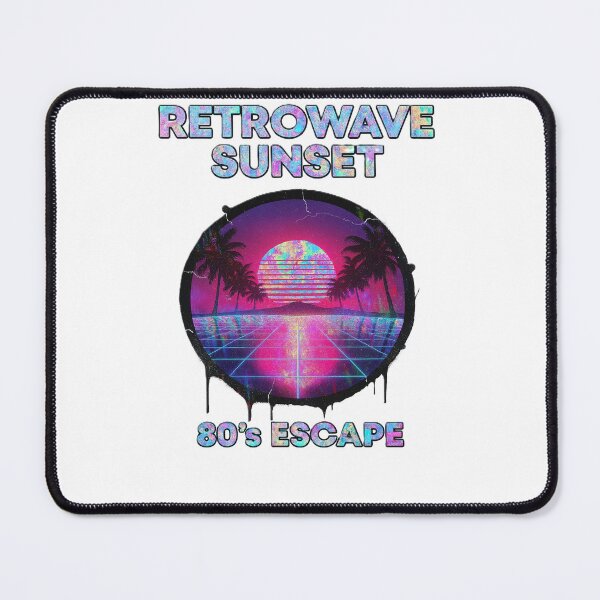 Item preview, Retrowave Sunset | 80's Escape | Vintage Vibe Shirt | Retro Aesthetic | Perfect Gift for Music Lovers, Nostalgia Fans designed and sold by Vibepop.store.