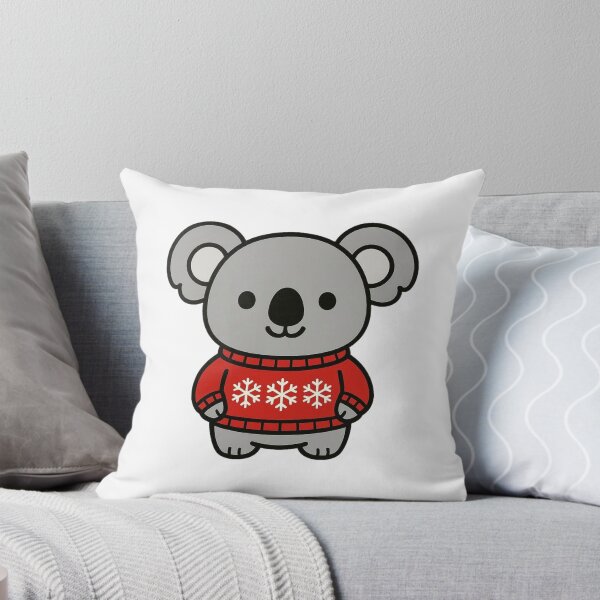 Item preview, Koala in Snowflake Jumper – Adorable Christmas Design designed and sold by Confuzz1ed.