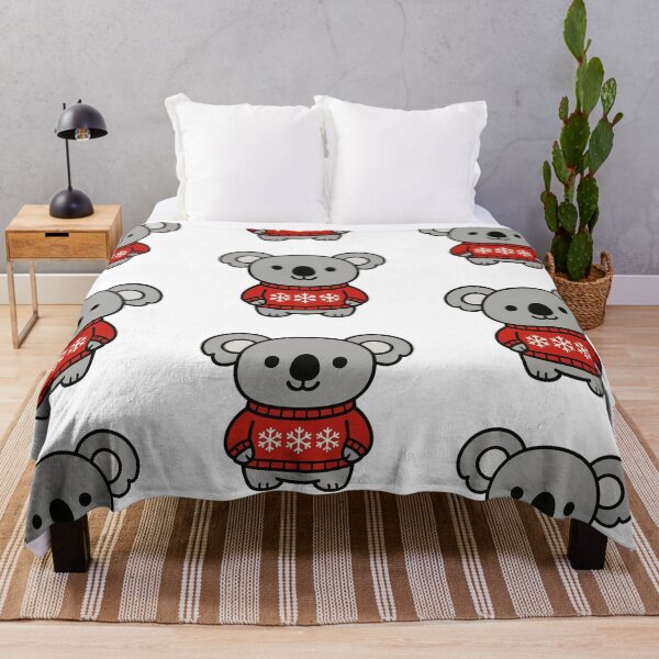 Item preview, Koala in Snowflake Jumper – Adorable Christmas Design designed and sold by Confuzz1ed.