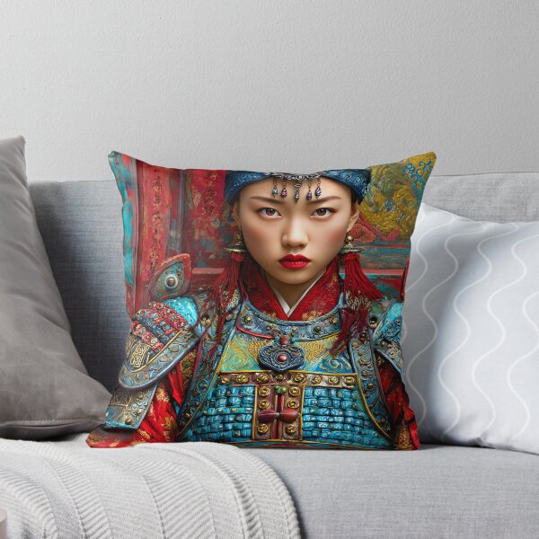 Item preview, Regal Warrior in Vibrant Traditional Armor Display designed and sold by Artessie.