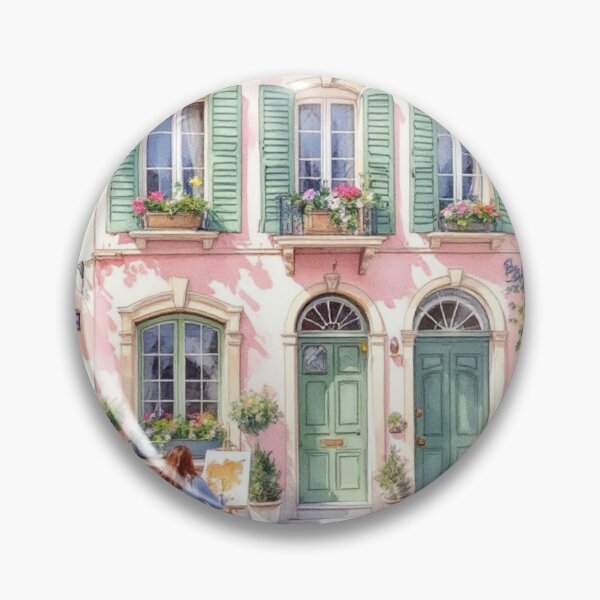 Item preview, The Pink House (Montmartre) designed and sold by jefboutique6150.