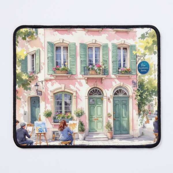 Item preview, The Pink House (Montmartre) designed and sold by jefboutique6150.