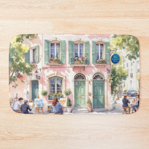 Item preview, The Pink House (Montmartre) designed and sold by jefboutique6150.