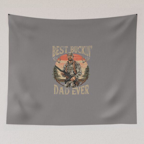 Item preview, HUNTING-BEST-BUCKIN'-DAD-EVER-VINTAGE-TEE designed and sold by noahsmithjz1.