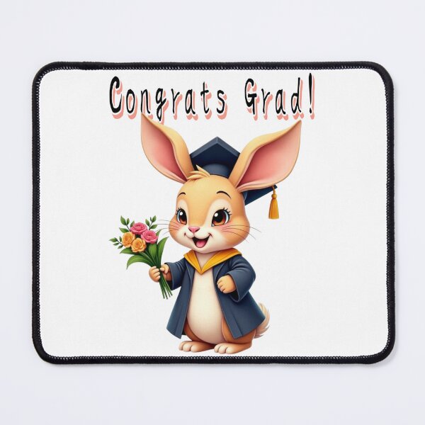 Item preview, Congrats Grad Bunny designed and sold by MigWhimsy.