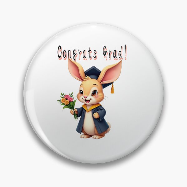 Item preview, Congrats Grad Bunny designed and sold by MigWhimsy.