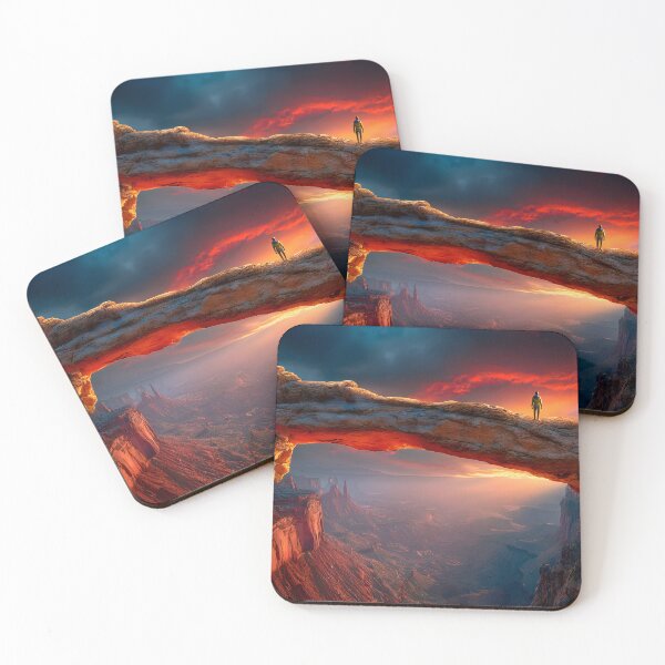 Item preview, Stunning Arch Overlook with Dramatic Sky View designed and sold by Artessie.