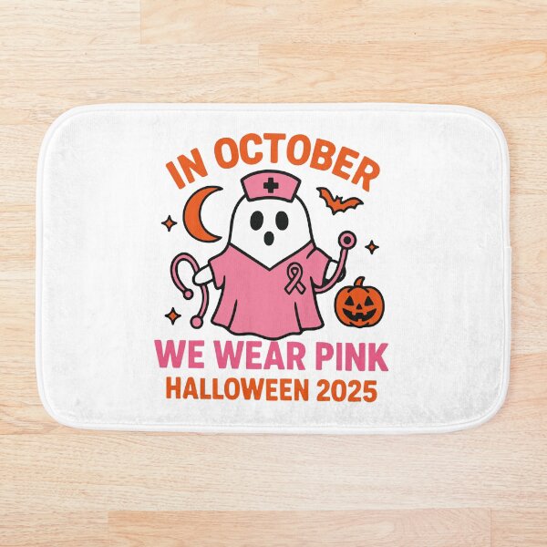 Item preview, En octubre nos vestimos de rosa: Enfermera fantasma de Halloween 2025 designed and sold by Marcite.