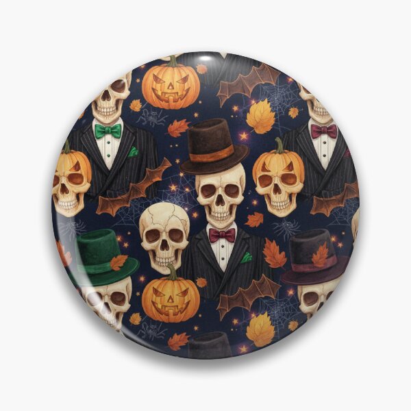 Item preview, Dapper Skull Gentleman Halloween Art designed and sold by designwiss.