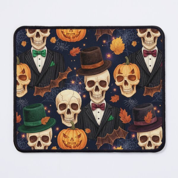 Item preview, Dapper Skull Gentleman Halloween Art designed and sold by designwiss.