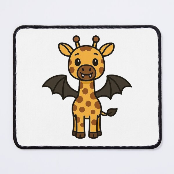 Item preview, Vampire Giraffe with Bat Wings – Funny Halloween Animal designed and sold by Confuzz1ed.