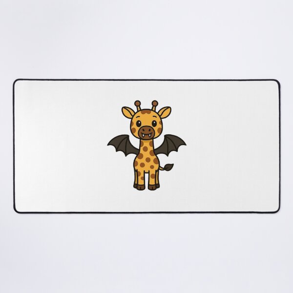 Item preview, Vampire Giraffe with Bat Wings – Funny Halloween Animal designed and sold by Confuzz1ed.