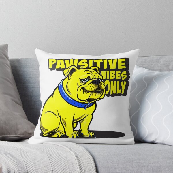 Item preview, Pawsitive Vibes Only  text spreading positive energy designed and sold by Tong4130.