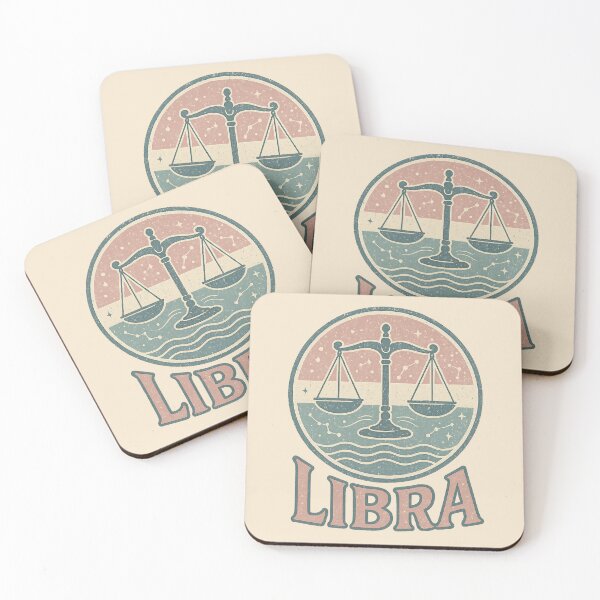 Item preview, Vintage Libra Zodiac Design – Retro Scales Astrology Art designed and sold by Grav1n.
