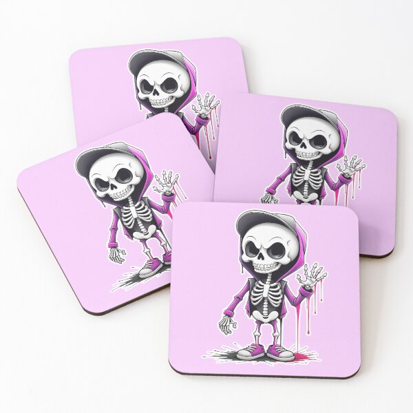 Item preview, Cool Skeleton Dude – Street Style Halloween Art designed and sold by JaaGo PopLab.