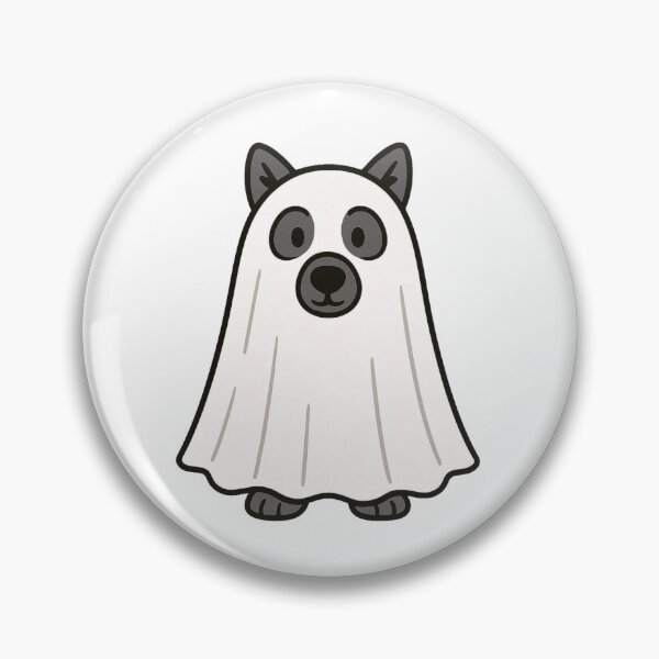Item preview, Ghost Wolf – Playful Halloween Animal Design designed and sold by Confuzz1ed.