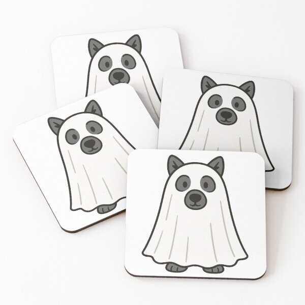 Item preview, Ghost Wolf – Playful Halloween Animal Design designed and sold by Confuzz1ed.