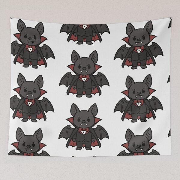 Item preview, Vampire Bat in Cape – Spooky Cute Halloween Design designed and sold by Confuzz1ed.