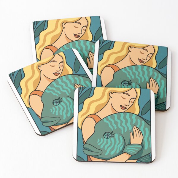 Item preview, Becky and George the Grouper Hug designed and sold by azzurroarts.