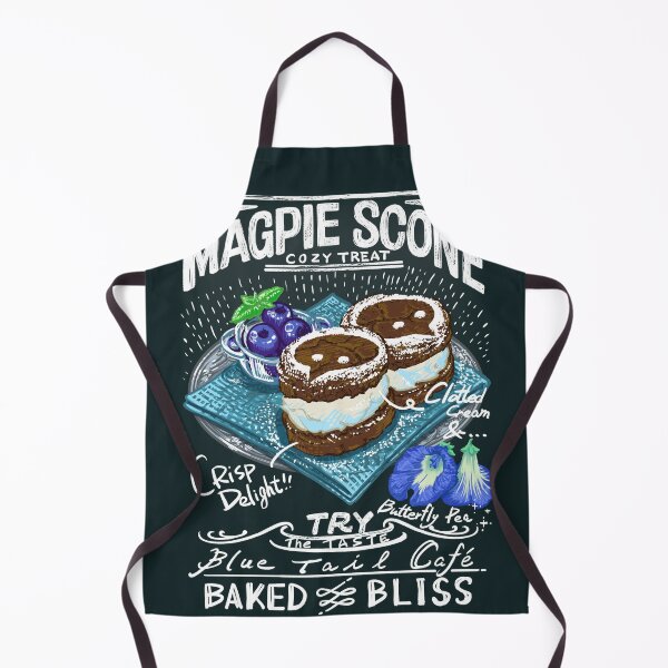 Item preview, Chalk Art “Magpie Scone” designed and sold by hichili-dori.