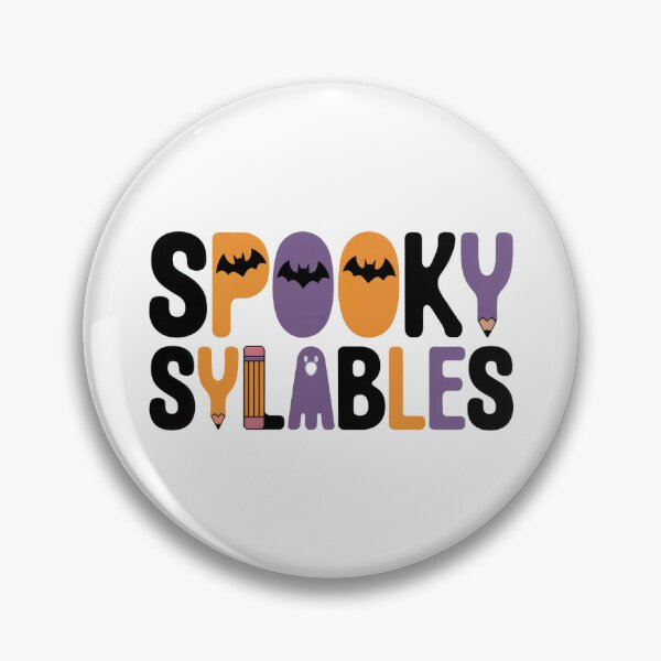 Item preview, Teach But Make It Spooky – Spooky Syllables Teacher Shirt designed and sold by WSPrintCrafter.