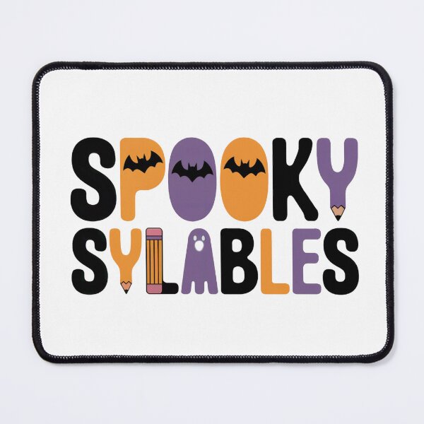 Item preview, Teach But Make It Spooky – Spooky Syllables Teacher Shirt designed and sold by WSPrintCrafter.
