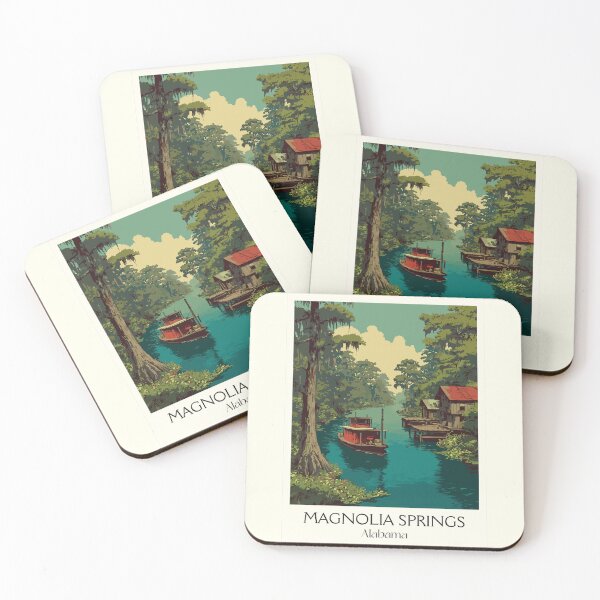 Item preview, Magnolia Springs Alabama River Art Print designed and sold by TuncGK.