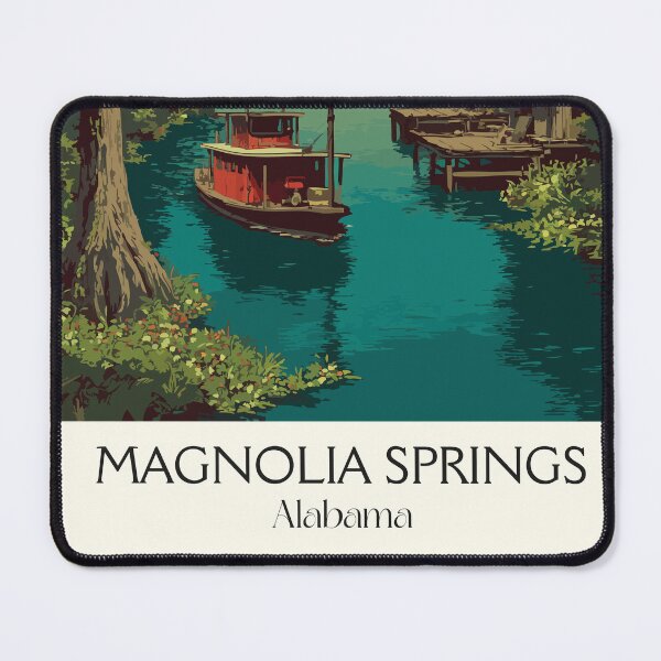 Item preview, Magnolia Springs Alabama River Art Print designed and sold by TuncGK.
