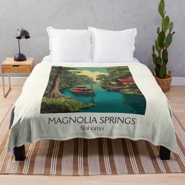 Item preview, Magnolia Springs Alabama River Art Print designed and sold by TuncGK.