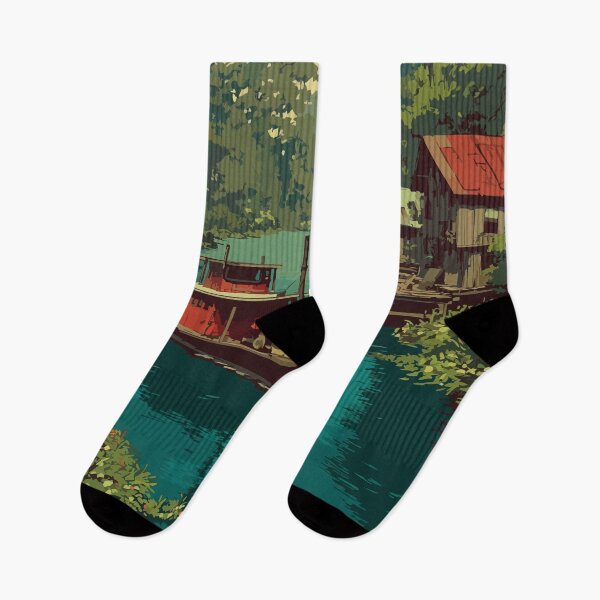 Item preview, Magnolia Springs Alabama River Art Print designed and sold by TuncGK.