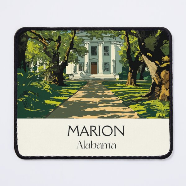 Item preview, Marion Alabama Historic College Art Print designed and sold by TuncGK.