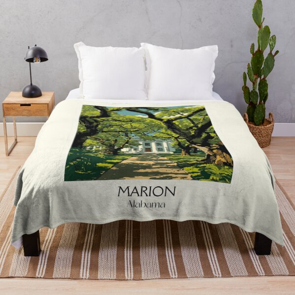 Item preview, Marion Alabama Historic College Art Print designed and sold by TuncGK.