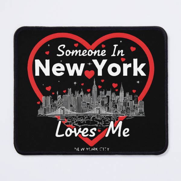 Item preview, Someone In New York Loves Me - Full NYC Skyline Heart Silhouette designed and sold by DMNindustries.