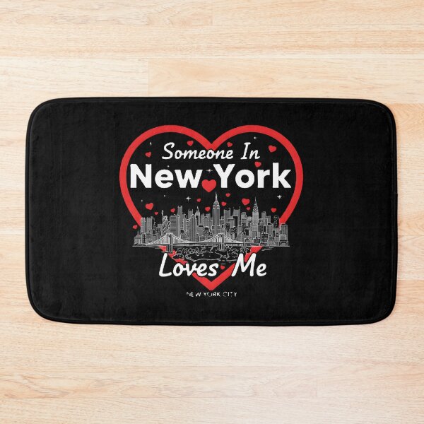 Item preview, Someone In New York Loves Me - Full NYC Skyline Heart Silhouette designed and sold by DMNindustries.